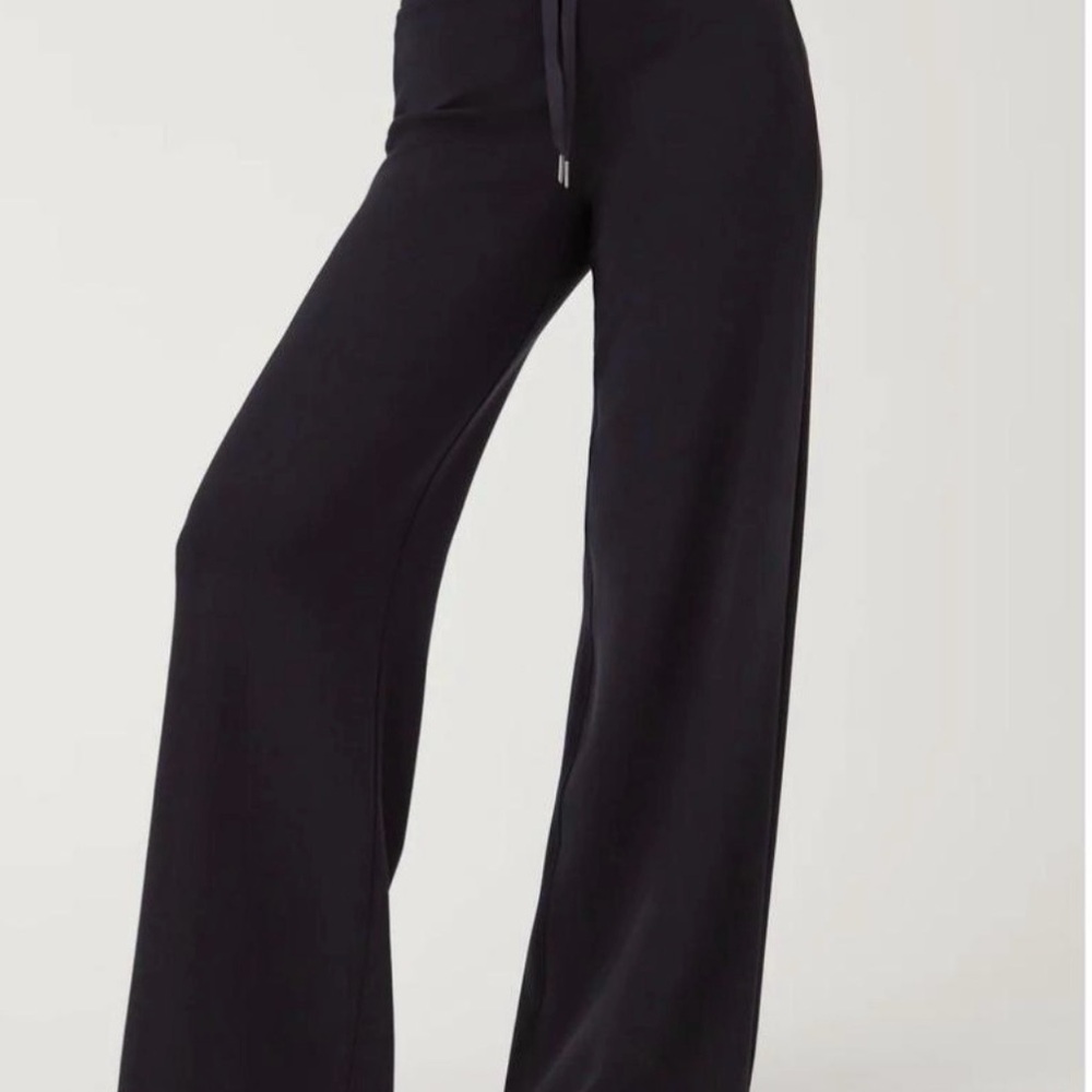 Spanx Air Essentials Wide Leg Black Pants size XS NWT